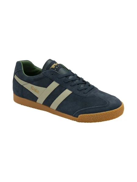 Pantofi Gola din piele de căprioară albastru