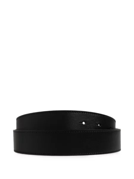 Cu centură curea Moschino din piele negru