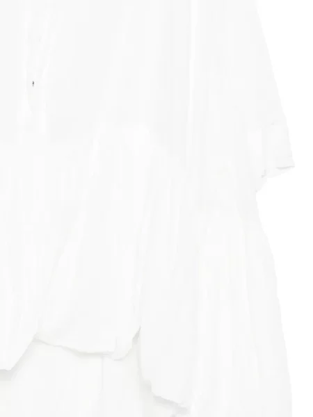 Rochie Rundholz cu volane alb