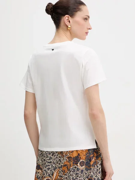 Weekend Max Mara tricou din PANTERA alb