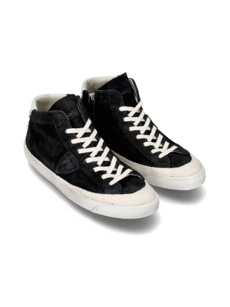 Buty do tenisa Philippe Model skórzane do tenisa czarne