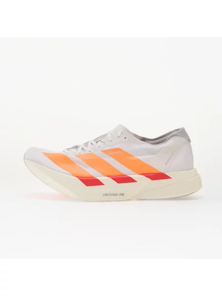 Sneakers adidas Adizero Adios Pro 4 Ftwr White/ Lucid Orange/ Lucid Red EUR 44 alb