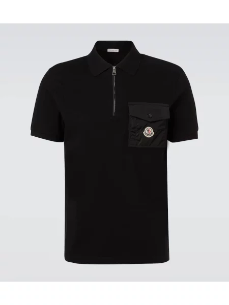 Polo majica Moncler crna