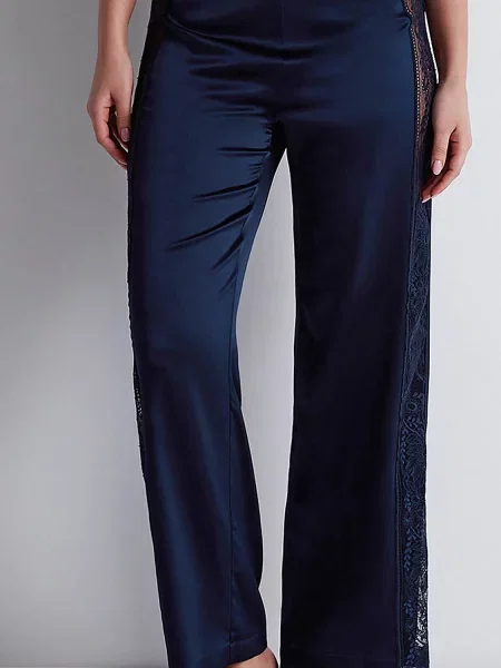 Женские шелковые штаны червоні