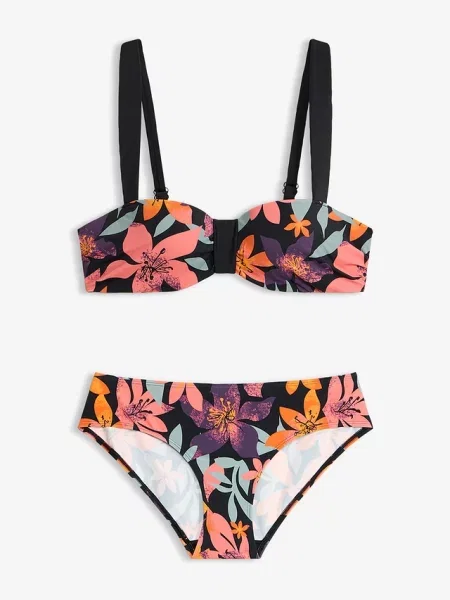 Bikini na fiszbinach komp. czarne