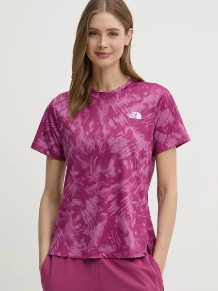 Спортна тениска The North Face Flex лилаво виолетово