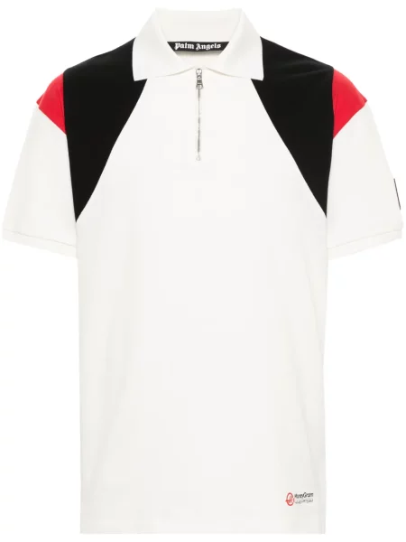 Polo Palm Angels alb