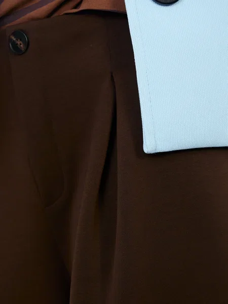 Pantaloni Italy Moda maro