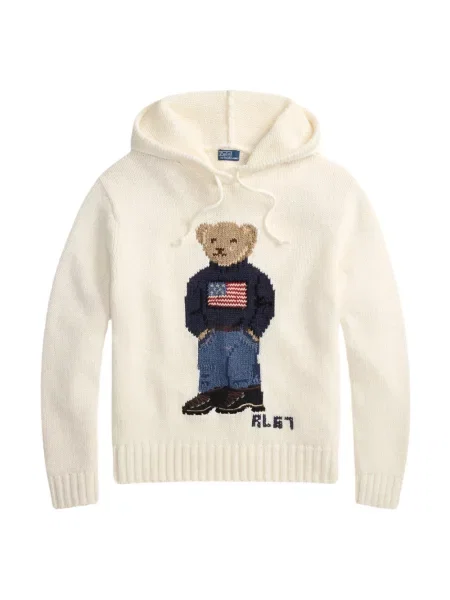 Bluza z kapturem Polo Ralph Lauren z kapturem beżowa