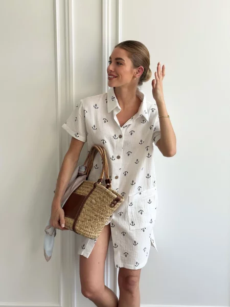 Туніка Cosy муслін білий