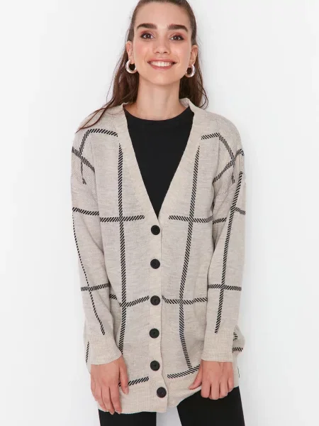 Cardigan Trendyol gri
