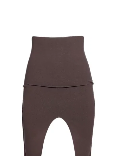 Fustă Rick Owens cu crăpătură maro