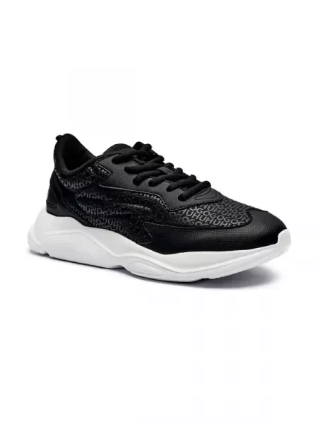 HUGO Sneakers Leon_runn_mono negru