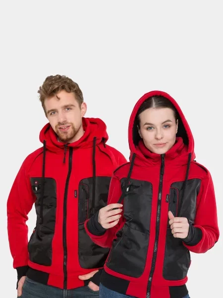 Кофта Авіація Галичини бавовна/поліестер червоний