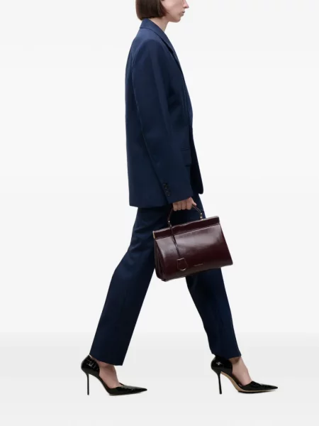 Sacou Victoria Beckham de lână albastru