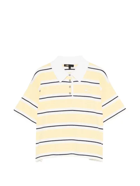 Polo Maje cu dungi galben