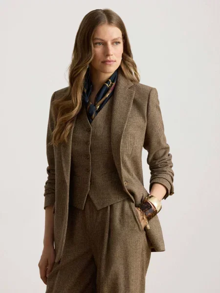LAUREN RALPH LAUREN De lână sacou maro
