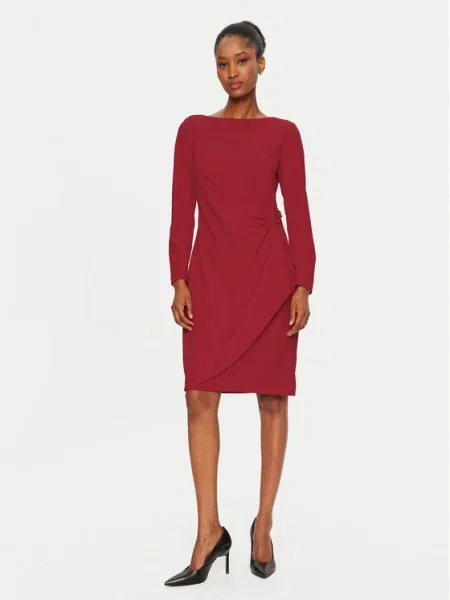 Cocktail obleka DKNY rdeča