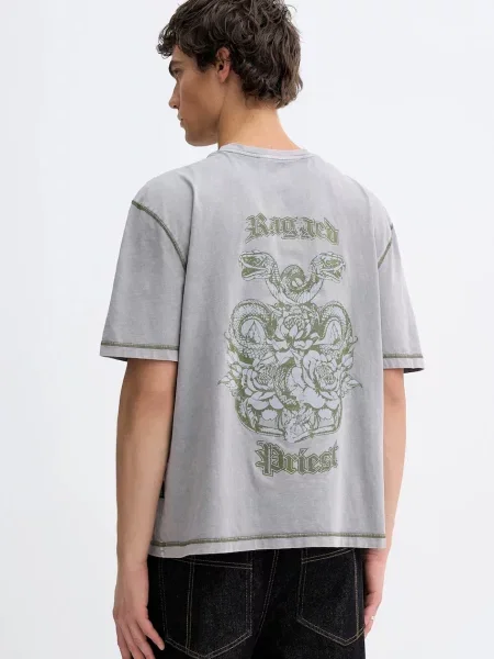 Kratka majica The Ragged Priest siva