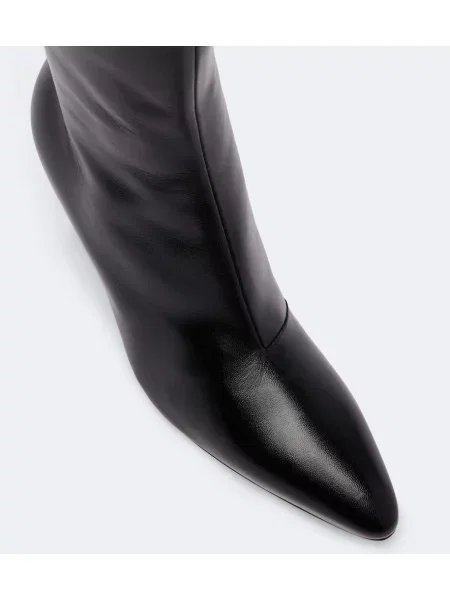 Kožené členkové čižmy Maison Margiela čierna