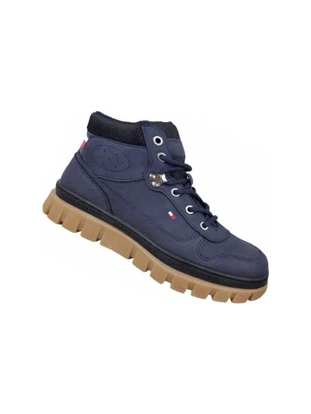 Členkové topánky Tommy Hilfiger modrá