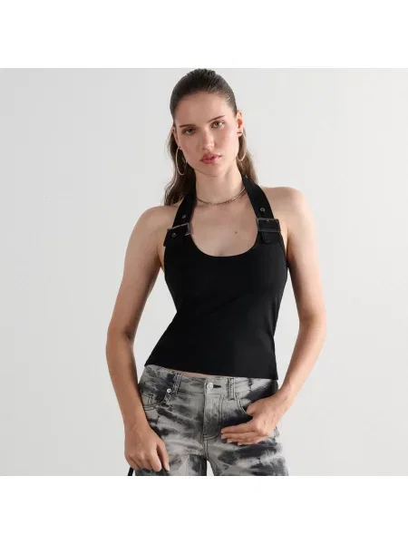 Топ Cropp черный