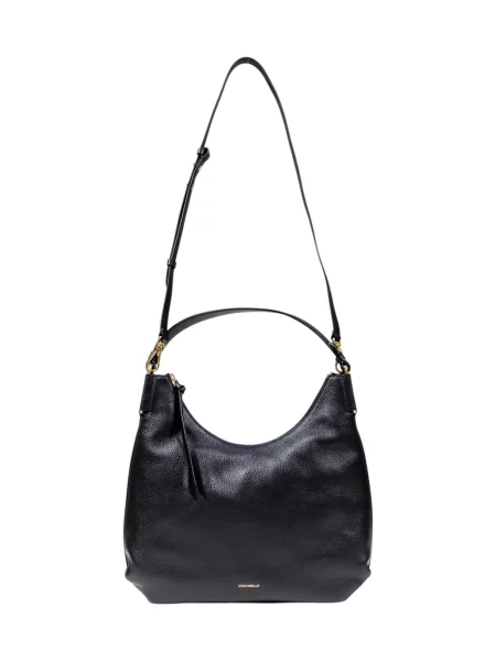 Torebka hobo Coccinelle skórzana czarna