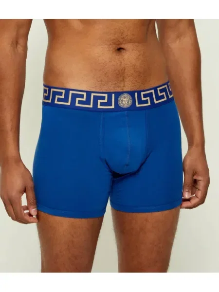 Versace boxeri barbati albastru