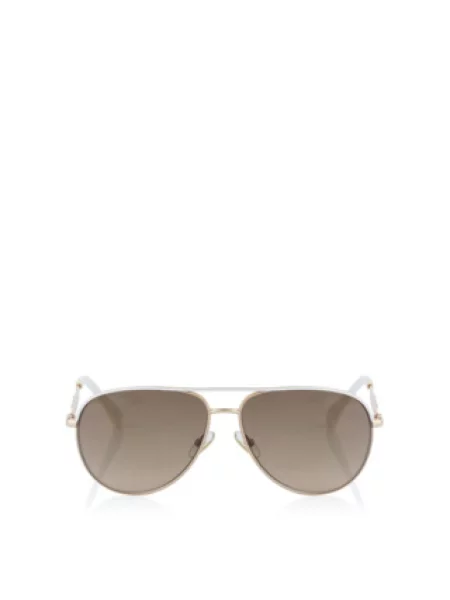 Okulary przeciwsłoneczne Jimmy Choo żółte