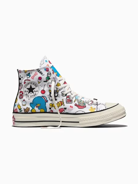 Converse Converse x Hello Kitty Chuck 70 HI teniși înalți feminini alb