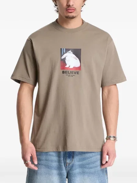 Tricou Vans cu imagine maro