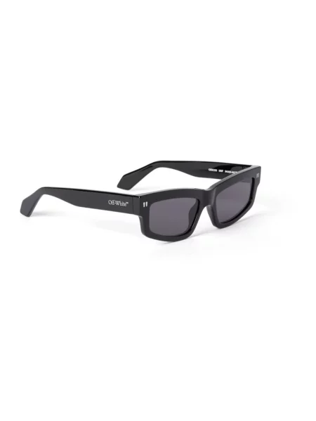 Off White Akcesoria unisex Czarny ONE SIZE Czarne/Szare Kot Okulary przeciwsłoneczne Miramar białe
