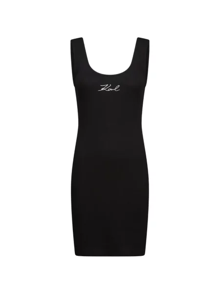 Rochie midi Karl Lagerfeld negru