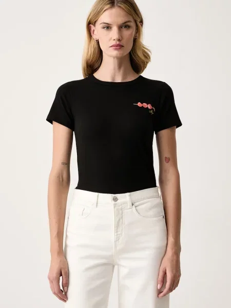 HUGO tricou pentru femei din negru