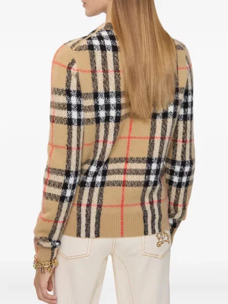 Pulover Burberry din cașmir în carouri