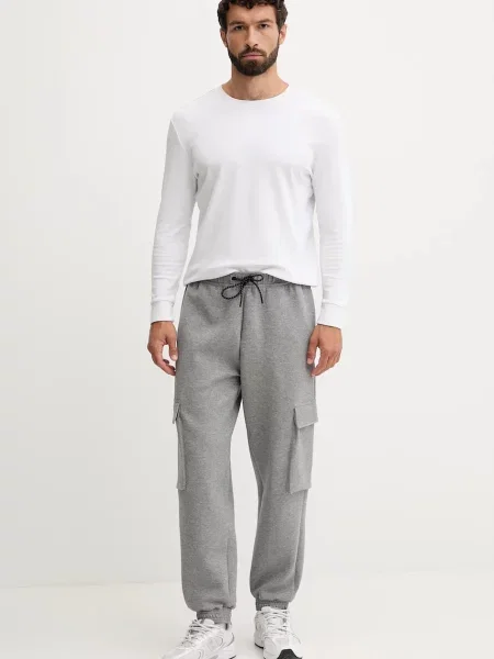 Спортивні штани Hummel однотонні сірий