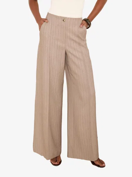 Lipsy Pantaloni amestecat / pământiu bej