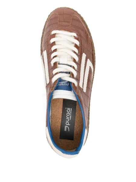 Sneakerși Puraai maro