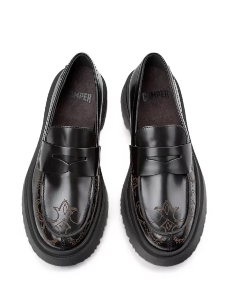Pantofi loafer Camper din piele negru
