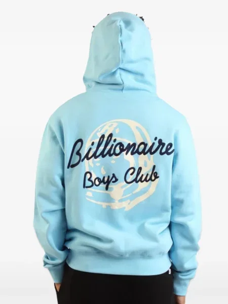 Džemperis su gobtuvu Billionaire Boys Club mėlyna