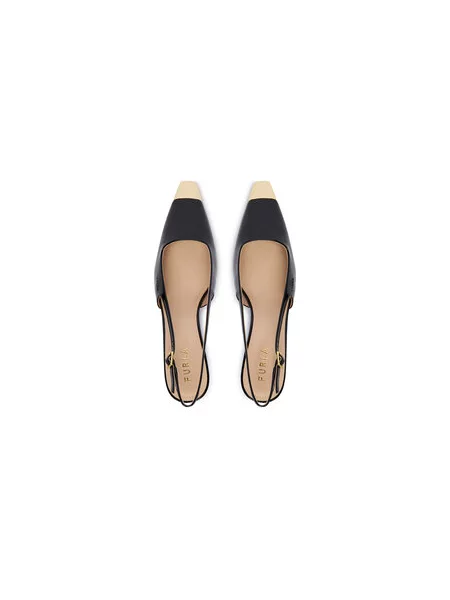 Furla Bateliai Metal Slingback CN juoda