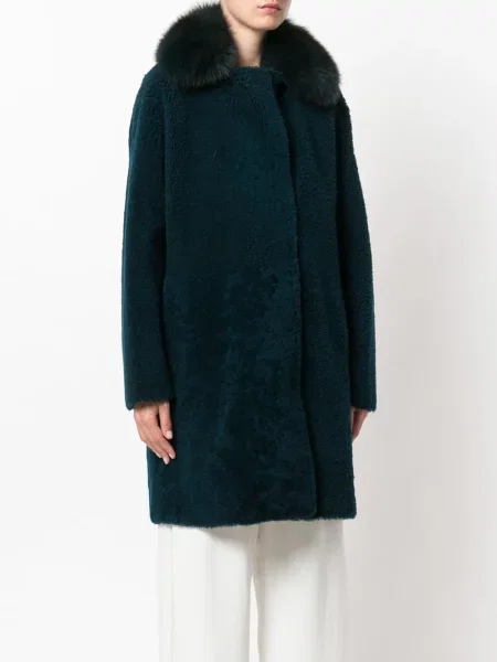 Gulerat palton Guy Laroche albastru