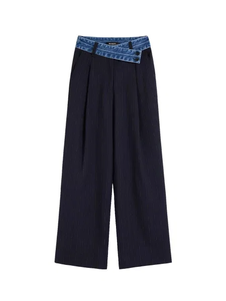 Desigual Pantaloni cutați marin / denim albastru