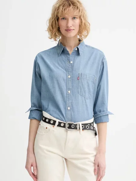 Levi's cămașă din HARLIE BOYFRIEND albastru