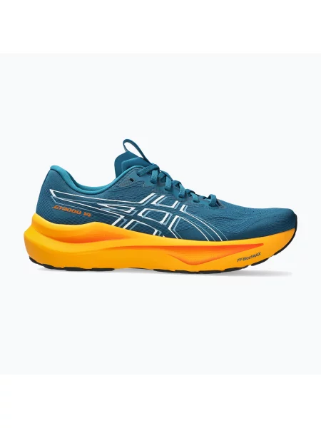 Férfi futócipő Asics 14 dark teal/white. Méret: EU fehér
