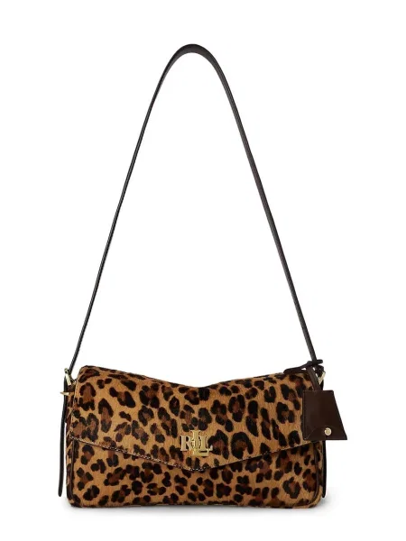 Lauren Ralph Lauren geantă crossbody pentru femei din piele negru