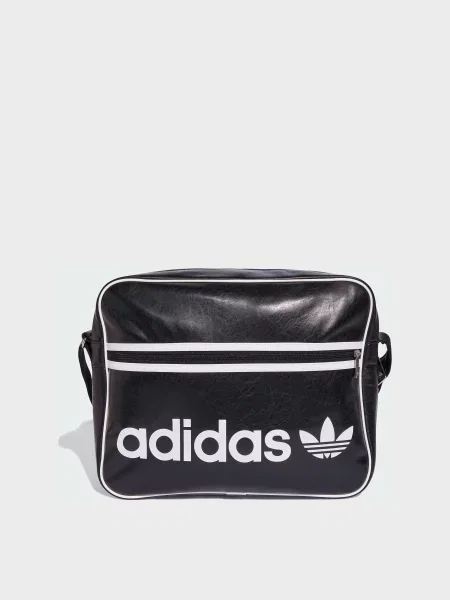 Синтетический сумка через плечо Adidas черная