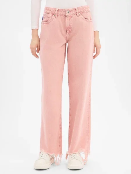HUGO BLUE Dżinsy Gamala Kobiety różowy jednolity niebieskie
