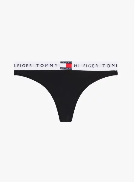 Tommy Hilfiger Underwear Tanga Classic albastru marin / roșu / negru alb