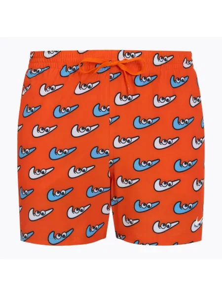 Мъжки бански шорти Nike Multi Print 5" Volley orange blaze оранжево